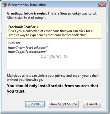 install