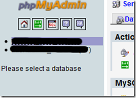 select db